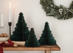 Grønt Juletræ Ornament, 15 cm