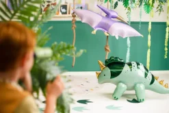Grøn Triceratops Folieballon til Luft