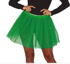 Grønt Tylskørt Til Voksne - Tutu Kort Model (40cm.)