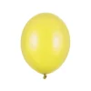Gul Ballon Metallisk, 23 cm