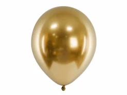 Guld Chrome Ballon, 30 cm