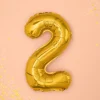 Guld Tal Ballon 35 cm - 2