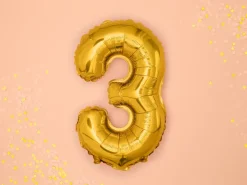 Guld Tal Ballon 35 cm - 3