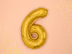 Guld Tal Ballon 35 cm - 6