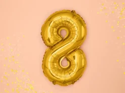 Guld Tal Ballon 35 cm - 8