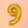 Guld Tal Ballon 35 cm - 9