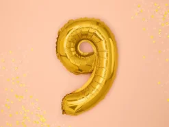 Guld Tal Ballon 35 cm - 9