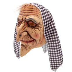 Halloweenmaske - Heks med Kyse