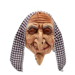 Halloweenmaske - Heks med Kyse
