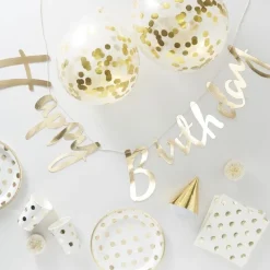 Happy Birthday in a Box, Guld Fødselsdags Kit