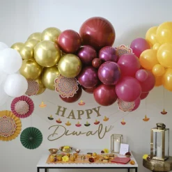 Happy Diwali Ballonbue Deko Pakke
