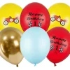 Happy 1st Birthday Ballon Mix, Racerbil