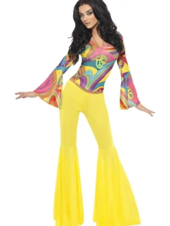 Hippie kostume: Groovy babe kostume