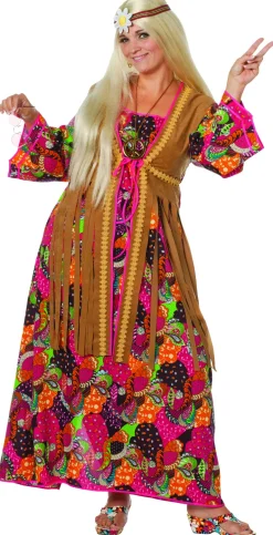 Hippie kostume: Lang Hippie kjole