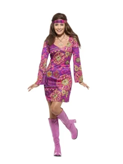 Hippie Kostume Woodstock, Dame