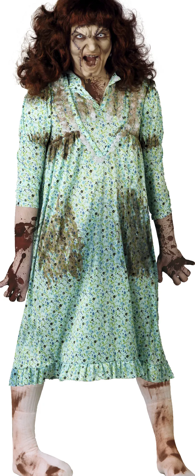 Hjemsøgt Dame Natkjole - Halloween Kostume