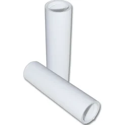 Hvide Gennemfarvet Papir Serpentiner