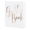 Hvid Gæstebog, Rosegold "Guest Book"
