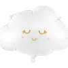 Hvid Sky Folieballon, 51 x 35 cm