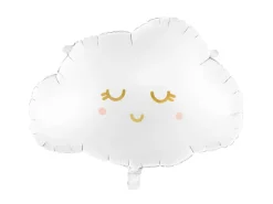 Hvid Sky Folieballon, 51 x 35 cm