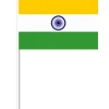 Indisk Papirflag på Pind, 27 x 20 cm