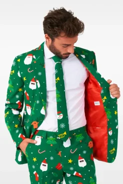 Jule Jakkesæt "Festivity Green" - OppoSuits ®