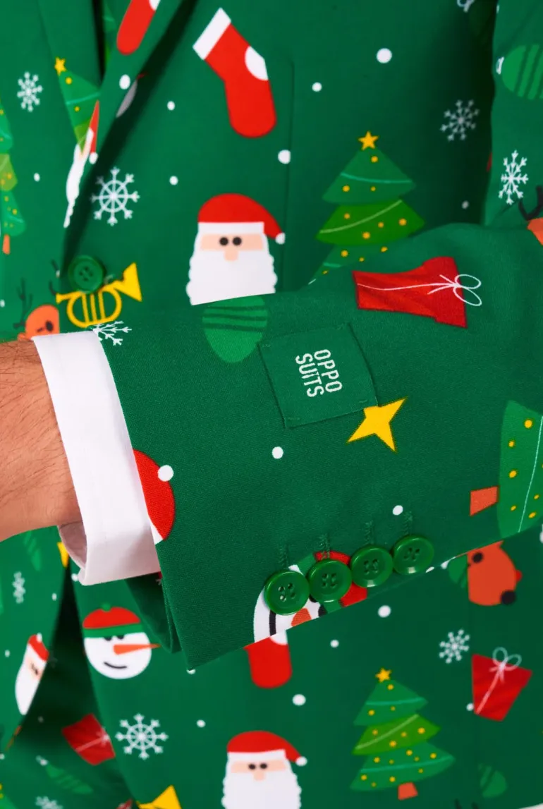 Jule Jakkesæt "Festivity Green" - OppoSuits ®