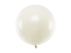Jumbo Ballon - Cremefarvet, 60 cm