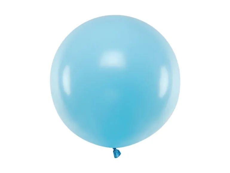 Jumbo Ballon - Pastel Himmelblå, 60cm