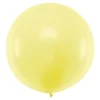 Jumbo Ballon - Pastel Lysegul, 1 meter