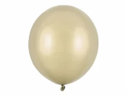 Jumbo Latexballon 43 cm, Metallisk "Cold Gold"