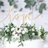 Kagetopper "Love" i Træ