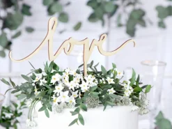 Kagetopper "Love" i Træ