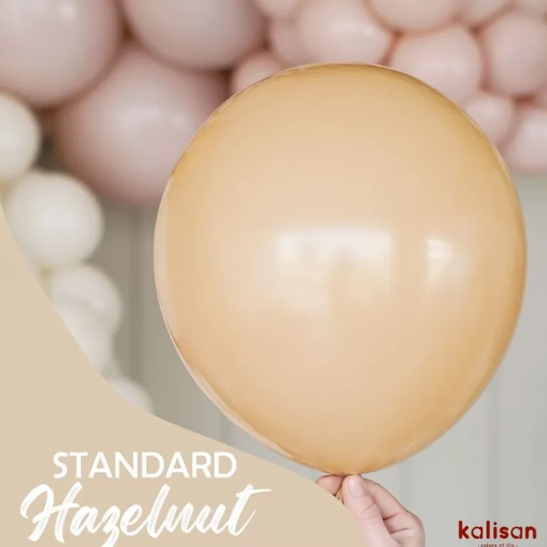 Kalisan Jumbo Latexballon 45 cm, Hazelnut