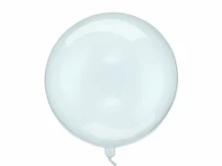 Klar Blå Orbz Ballon, 40 cm