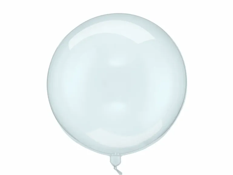 Klar Blå Orbz Ballon, 40 cm