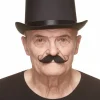Klassisk Cykelstyr Moustache, Sort