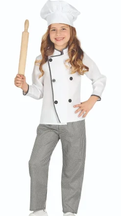 Kokkekostume til børn – Klassisk kokkeuniform i 3 dele (3 - 12 år)