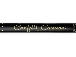 Konfetti Kanon - Guld Streamers, 60cm