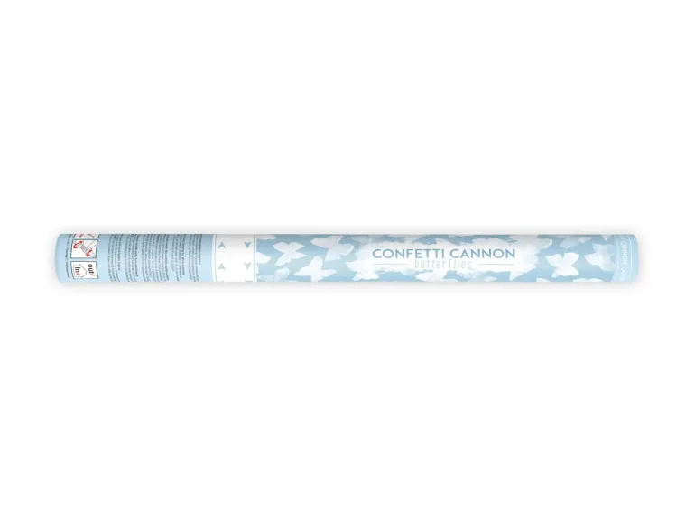 Konfettirør 60 cm - Sommerfugl Konfetti