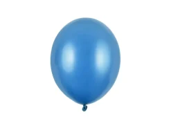 Kongeblå Ballon Metallisk, 23 cm
