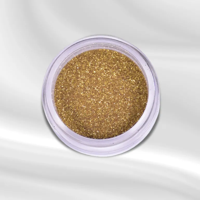 Kosmetisk Glitter (BIO), Mørk Guld #073