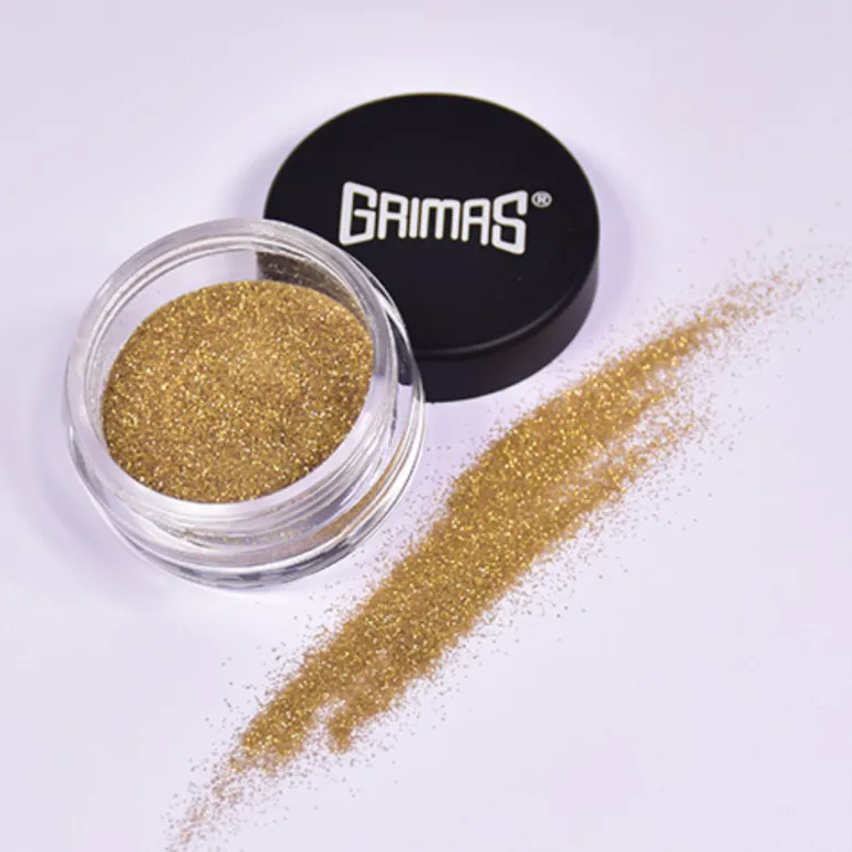 Kosmetisk Glitter (BIO), Mørk Guld #073