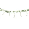 Kunstig Hvid Wisteria Guirlande, 1.7 meter