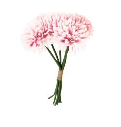 Kunstig Lyserød Dahlia Buket, 26cm
