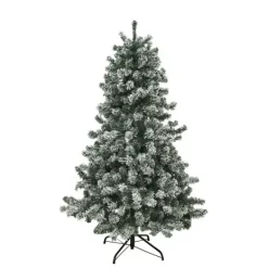 Kunstigt Frost Juletræ m/Lys, 150 cm