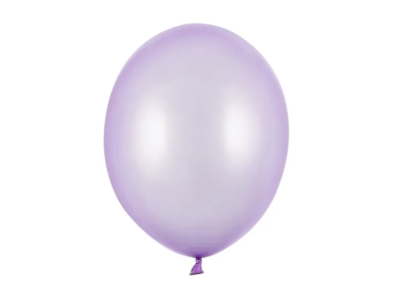 Lavendel Ballon Metallisk, 30 cm