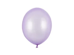 Lavendel Ballon Metallisk, 23 cm