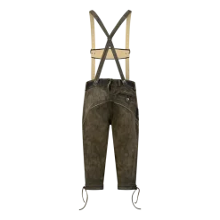 Lederhosen i Ægte Læder | Lang Model i Vintage Look