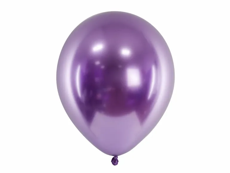 Lilla Chrome Ballon, 30 cm